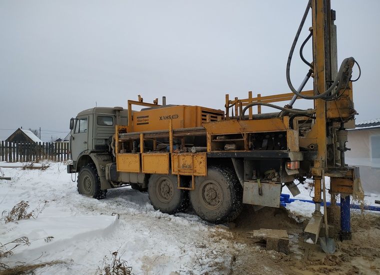 Бурение котлованов под опоры - 94 фото